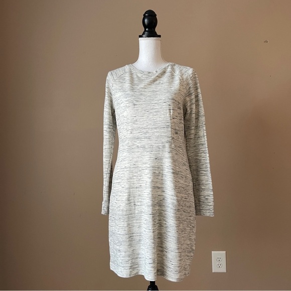 BETSEY JOHNSON | Heather Gray Long Sleeve Sweatshirt Dress Sz S - Picture 1 of 7